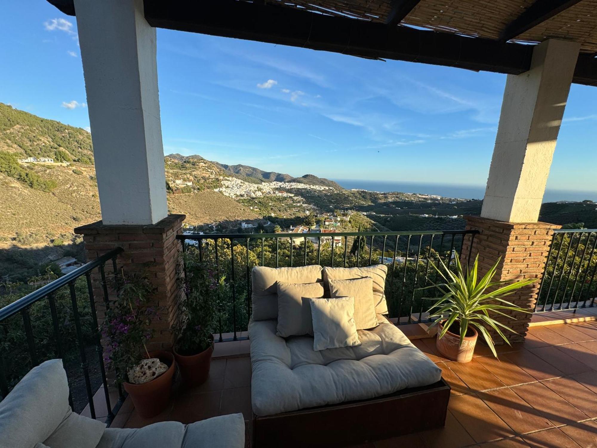 Villa En Frigiliana Con Piscina, Jacuzzi Y Espectaculares Vistas エクステリア 写真