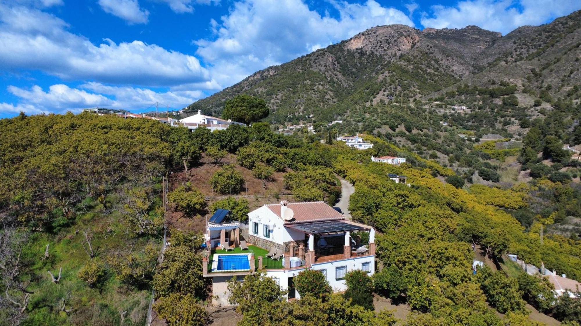 Villa En Frigiliana Con Piscina, Jacuzzi Y Espectaculares Vistas エクステリア 写真